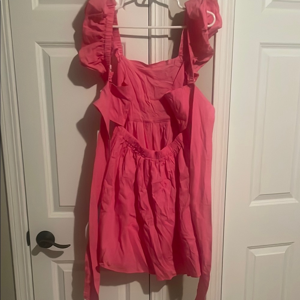 Pink Ruffled Dress - Picture 3 of 3